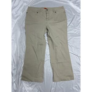 Zana Di Y2K 90s Hipster Khaki Pants Womens 24 plus size  cotton/spandex Blend